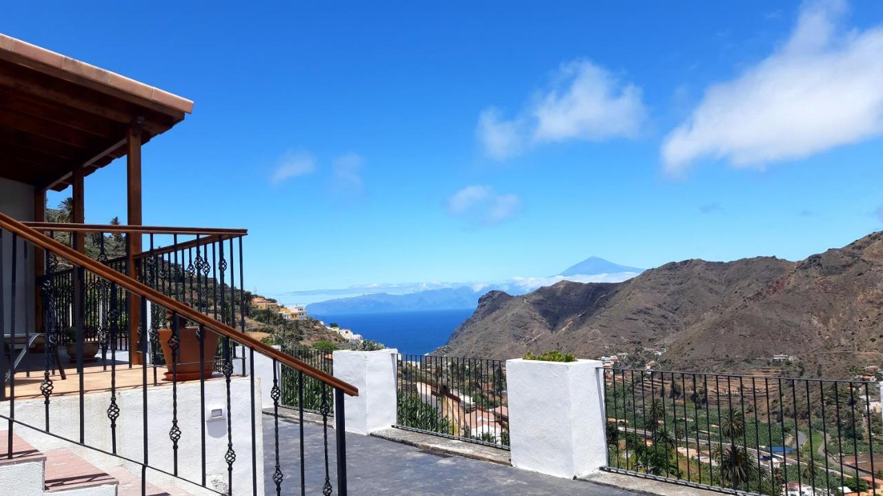 Casa La Sabina Roja 1 - Casa Con Impresionantes Vistas Sobre Hermigua Y El Mar 외부 사진
