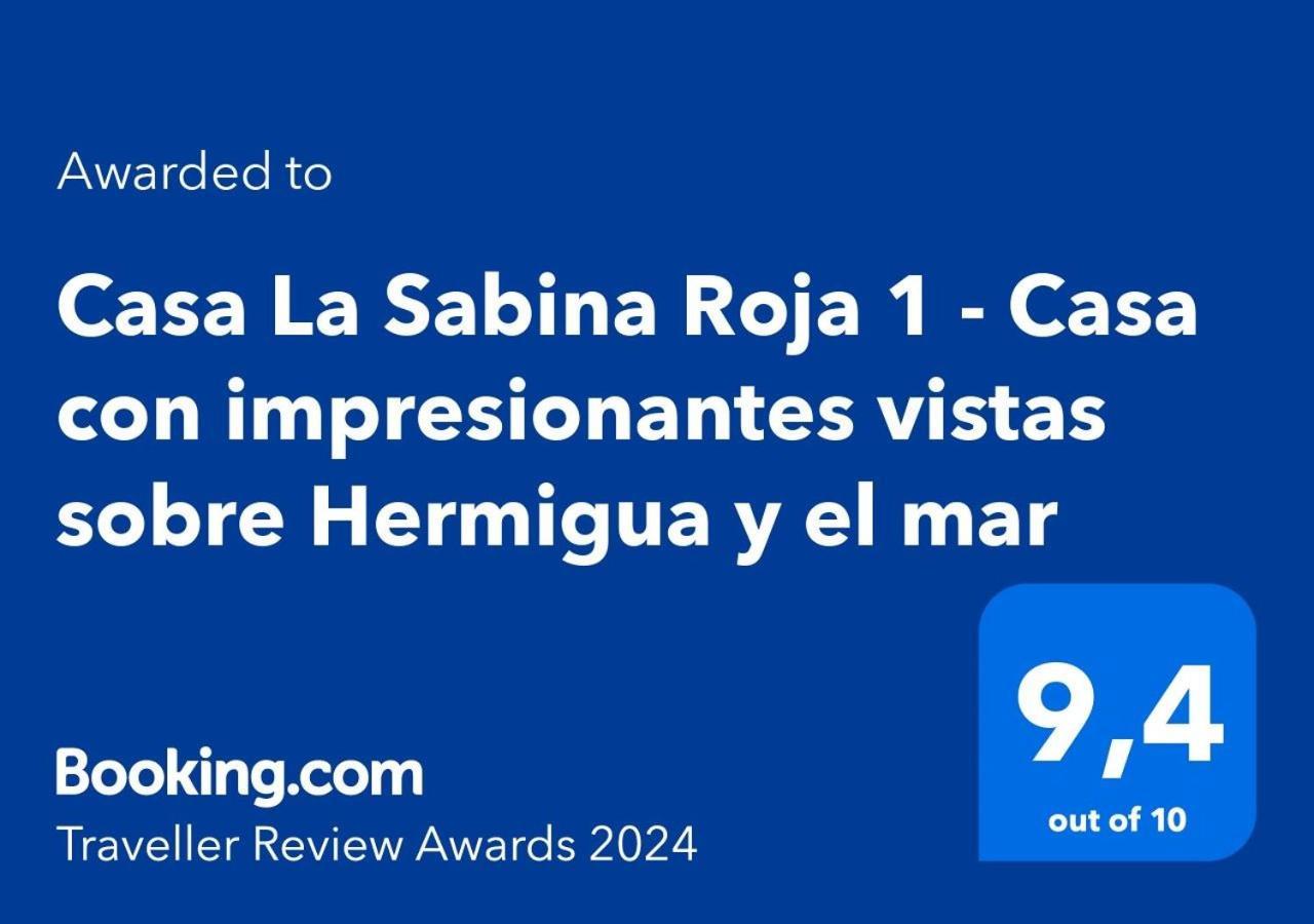 Casa La Sabina Roja 1 - Casa Con Impresionantes Vistas Sobre Hermigua Y El Mar 외부 사진
